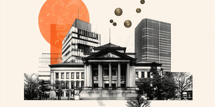 日本央行（BoJ）表示考虑减少其债券购𧹒规模 - 彭博社